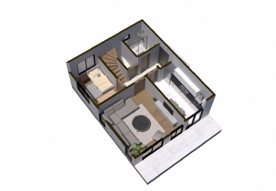 140 m² Çift Katlı GazÇelik Ev