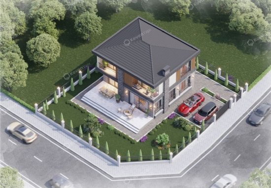 KVN-2195 Gazçelik Yapı 195 m²